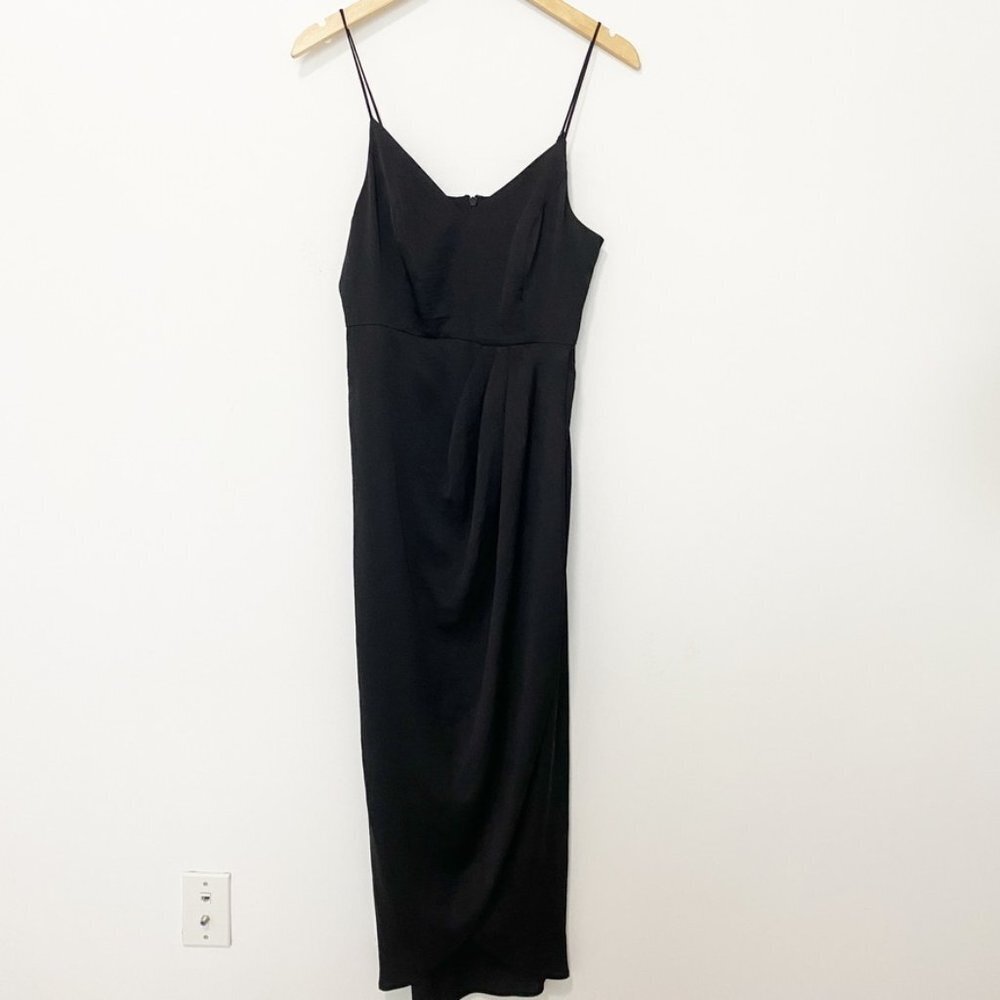Express Black Silky Maxi Dress Size Small